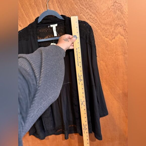 NWT Soma Black Lace Cardigan Size XS - Picture 6 of 6